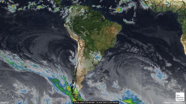 Colombia Weather Cloud Map 