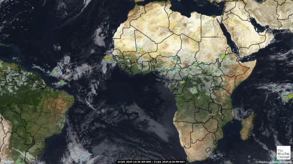Congo-Kinshasa Weather Cloud Map 