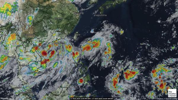 Coral Sea Islands Weather Cloud Map 