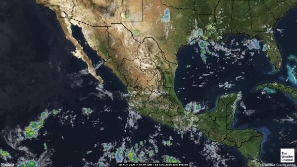Costa Rica Weather Cloud Map 