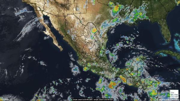 Costa Rica Météo nuage carte 