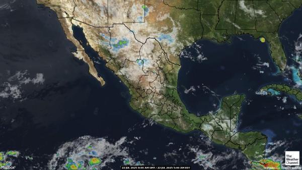 Costa Rica Wetter Wolke Karte 