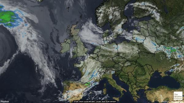 Kroatien Wetter Wolke Karte 