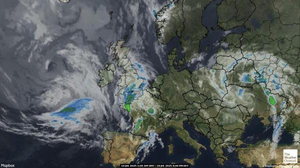 Croatia Weather Cloud Map 