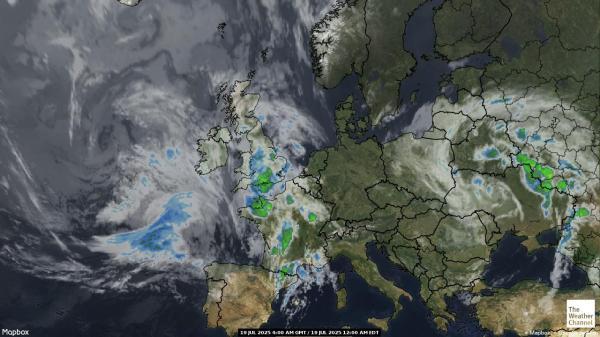 Croatia Weather Cloud Map 