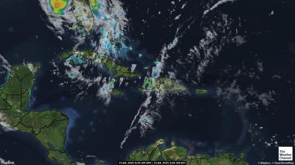 Cuba Previsão do tempo nuvem mapa 