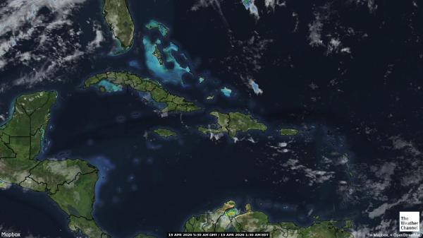 Kuba Chmura pogoda mapa 