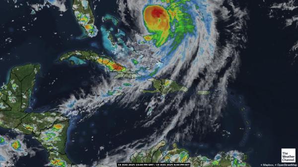 Cuba Météo nuage carte 