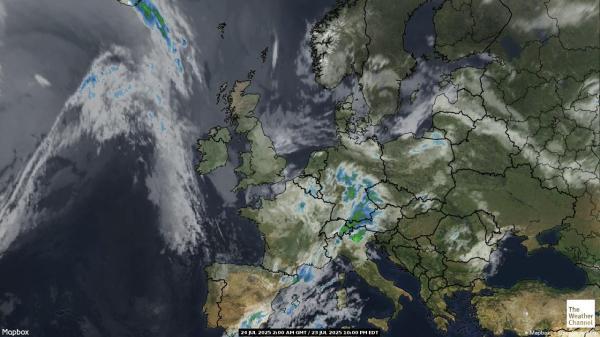 Dänemark Wetter Wolke Karte 