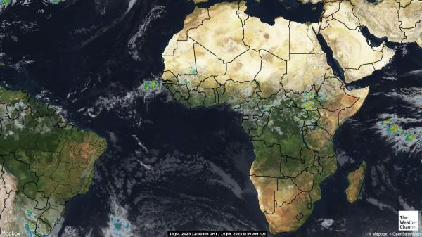 Djibouti Vejret sky kort 