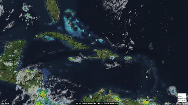 Dominica Wetter Wolke Karte 