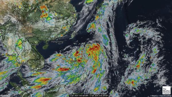 East Timor Weather Cloud Map 