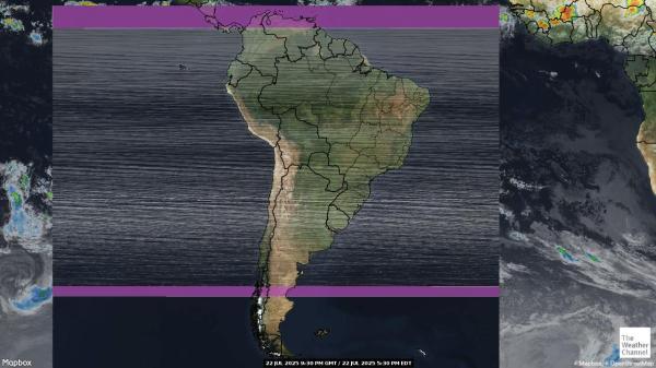 Ecuador Meteo nuvola mappa 
