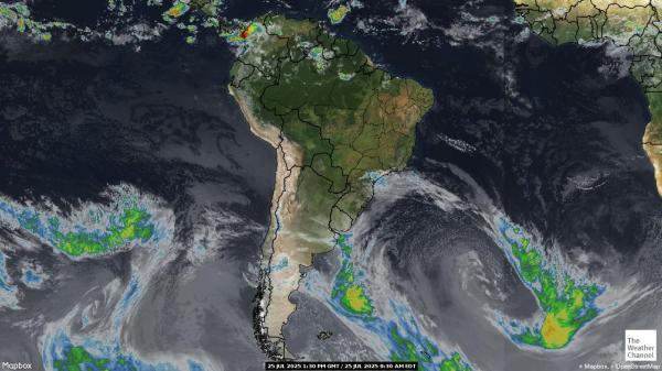 Equateur Météo nuage carte 