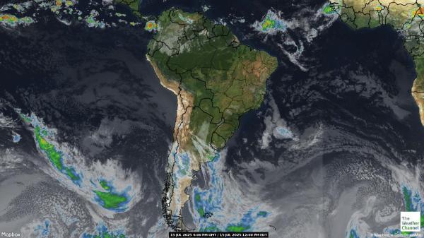 Ecuador Meteo nuvola mappa 