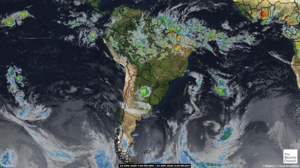 Ecuador Ilm pilv kaart 