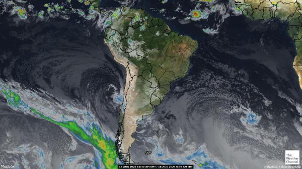 Ecuador Vejret sky kort 