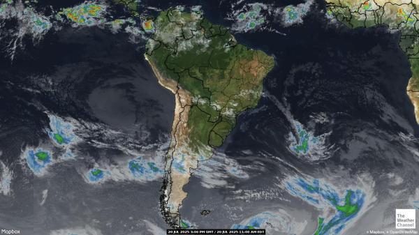 Ecuador Väder moln karta 