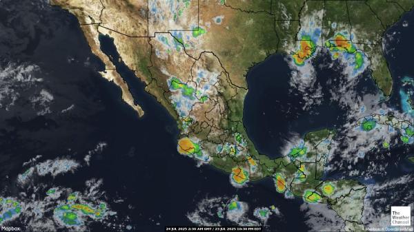 El Salvador Vremenska prognoza, Satelitska karta vremena 