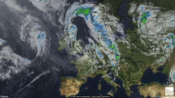 Estonia Weather Cloud Map 