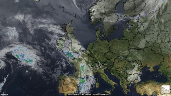 Europe Weather Cloud Map 