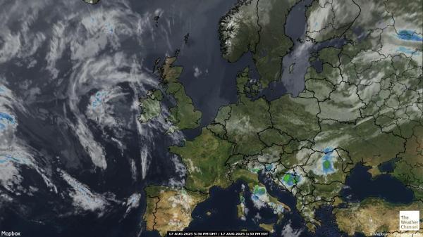 Europe Météo nuage carte 