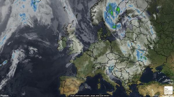 Unione europea Meteo nuvola mappa 