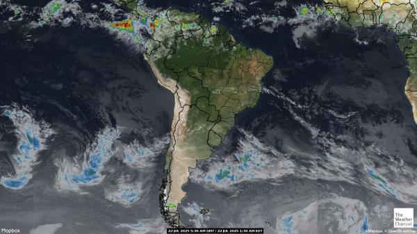 Falkland Islands (Malvinas) Weather Cloud Map 