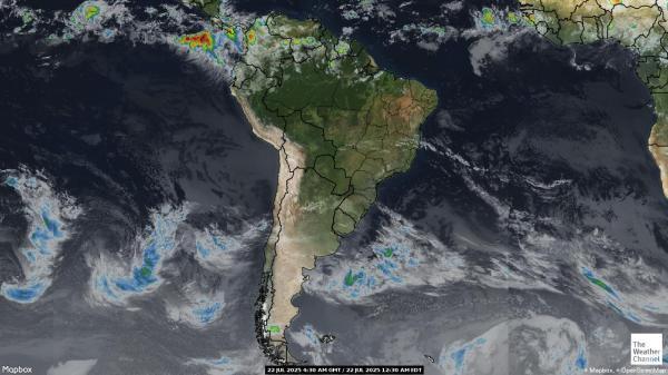 Falkland Islands (Malvinas) Weather Cloud Map 