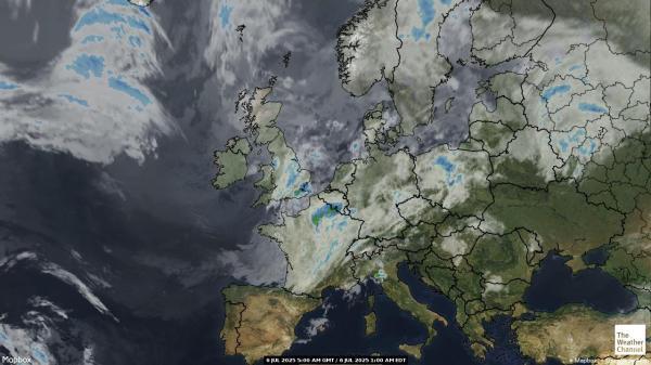 Faroe Islands Weather Cloud Map 