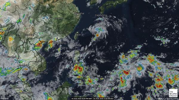 Fiji Weather Cloud Map 