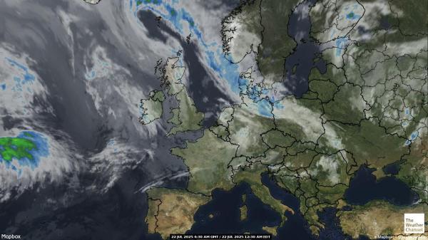 France Weather Cloud Map 