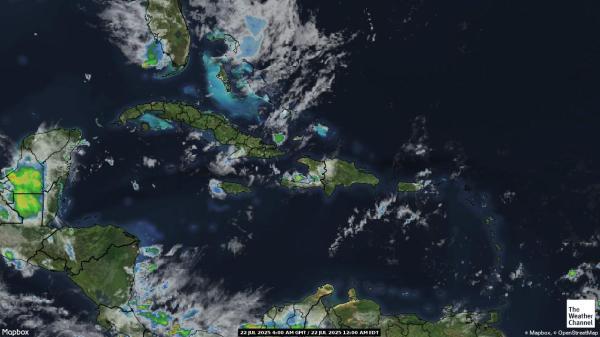 Grenada Wetter Wolke Karte 
