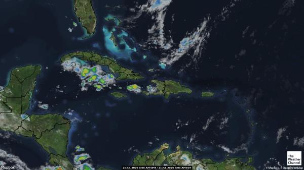 Guadeloupe Weather Cloud Map 