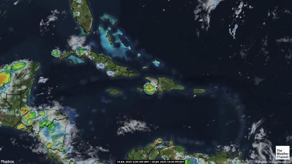Guadalupe Mapa del tiempo pronóstico nube 