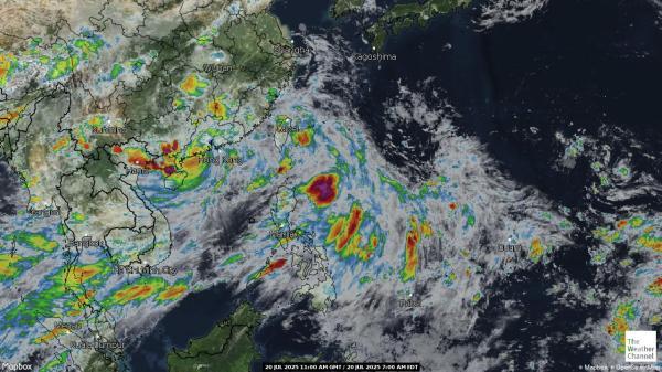 Guam Wetter Wolke Karte 