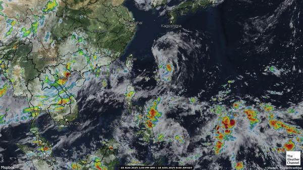 Guam Vejret sky kort 