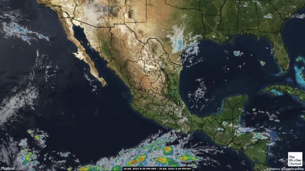 Guatemala Meteo nuvola mappa 