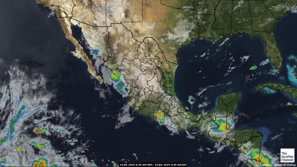 Guatemala Meteo nuvola mappa 