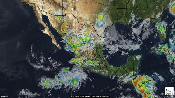 Guatemala Météo nuage carte 