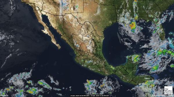 Guatemala Météo nuage carte 