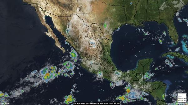 Guatemala Weer wolk kaart 
