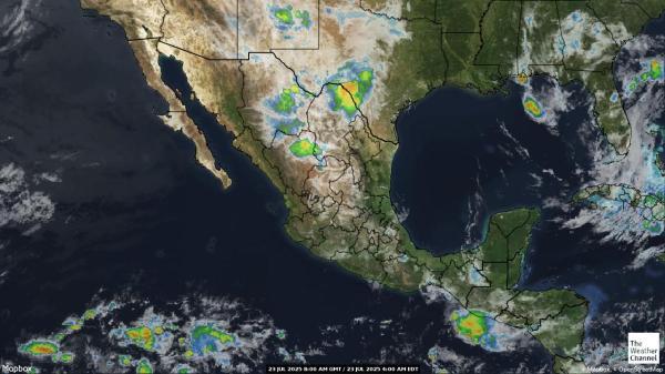Guatemala Wetter Wolke Karte 