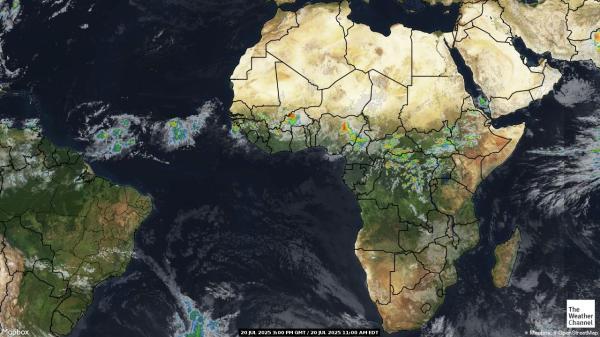 Guinea Wetter Wolke Karte 