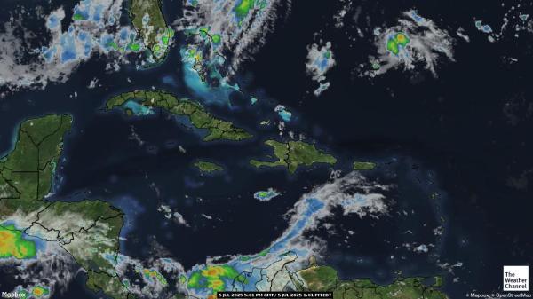 Haïti Météo nuage carte 