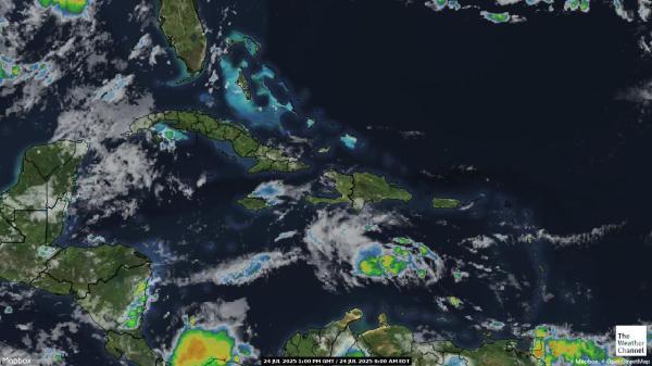 Haiti Meteo nuvola mappa 
