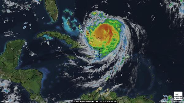 Haiti Weather Cloud Map 