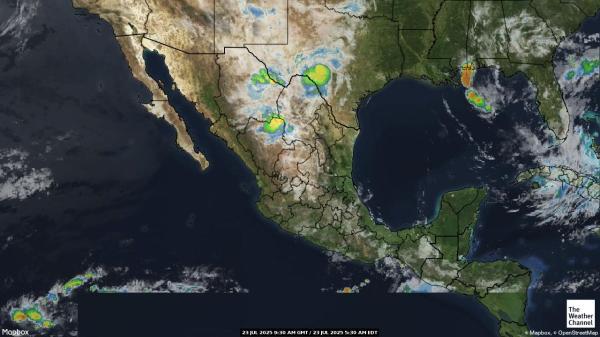 Honduras Wetter Wolke Karte 