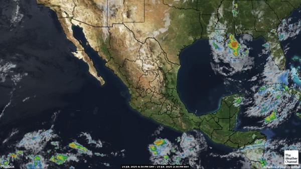Honduras Meteo nuvola mappa 