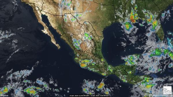 Honduras Meteo nuvola mappa 